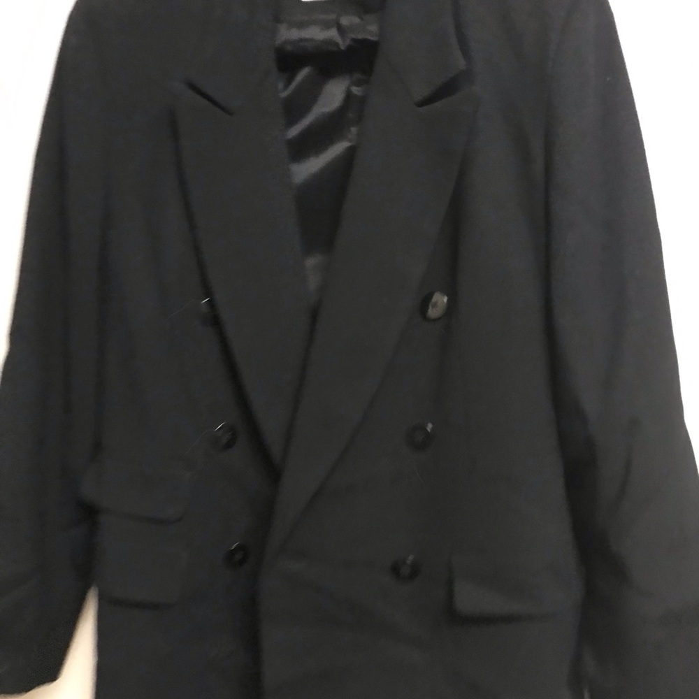 Gianni petite black double breasted jacket